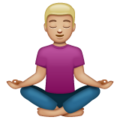 Man In Lotus Position Emoji Whatsapp