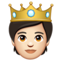 Person With Crown Emoji Whatsapp
