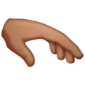 Palm Down Hand Emoji Whatsapp