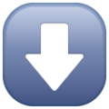 Down Arrow Emoji Whatsapp