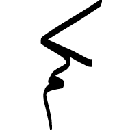 Arabic Ligature Kaf With Meem Final Form