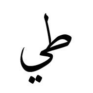 Arabic Ligature Tah With Yeh Isolated Form