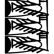 Cuneiform Numeric Sign Three N07a