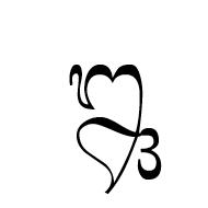 Balinese Letter La Lenga Tedung
