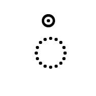 Balinese Musical Symbol Combining Gong