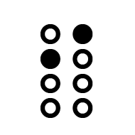 Braille Pattern Dots-24