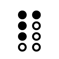 Braille Pattern Dots-1234