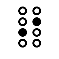 Braille Pattern Dots-35