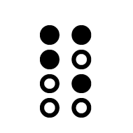 Braille Pattern Dots-1246