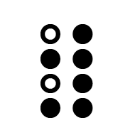 Braille Pattern Dots-245678
