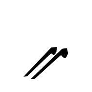Byzantine Musical Symbol Oxeia Dipli