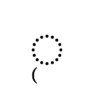 Combining Left Parenthesis Below Left