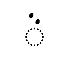 Combining Diaeresis With Raised Left Dot