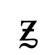 Cyrillic Small Letter Dzelo