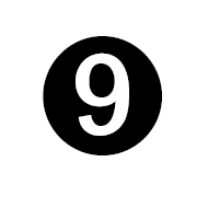Dingbat Negative Circled Sans-Serif Digit Nine