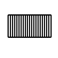 Domino Tile Horizontal Back