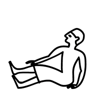 Egyptian Hieroglyph-#134BE