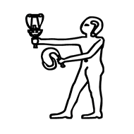 Egyptian Hieroglyph-#135F3