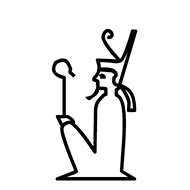 Egyptian Hieroglyph-#1368D