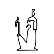 Egyptian Hieroglyph-#136AE