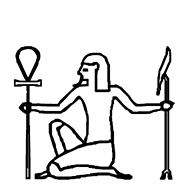 Egyptian Hieroglyph-#136CC