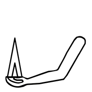 Egyptian Hieroglyph-#139E9