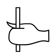 Egyptian Hieroglyph-#13A01