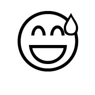 Smiling Face With Open Mouth And Cold Sweat