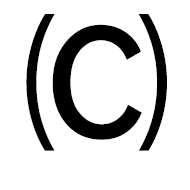 Parenthesized Latin Capital Letter C