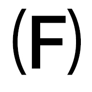 Parenthesized Latin Capital Letter F