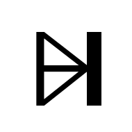 Glagolitic Capital Letter Trokutasti A