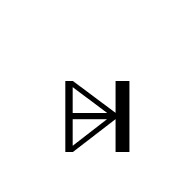 Glagolitic Small Letter Trokutasti A