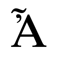 Greek Capital Letter Alpha With Psili And Perispomeni