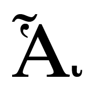 Greek Capital Letter Alpha With Dasia And Perispomeni And Prosgegrammeni