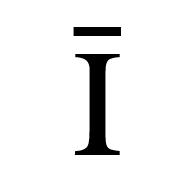 Greek Capital Letter Iota With Macron