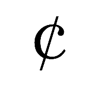 Fullwidth Cent Sign