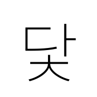 Hangul Syllable Dac