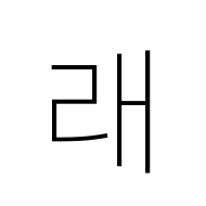 Hangul Syllable Rae