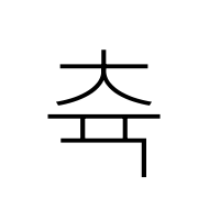 Hangul Syllable Cyug