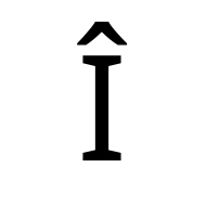 Latin Capital Letter I With Circumflex