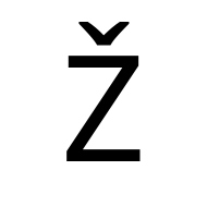 Latin Capital Letter Z With Caron