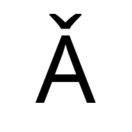 Latin Capital Letter A With Caron
