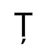 Latin Capital Letter T With Comma Below