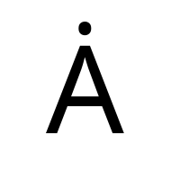 Latin Capital Letter A With Dot Above