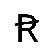 Latin Capital Letter R With Oblique Stroke