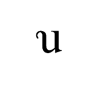 Modifier Letter Small U With Left Hook