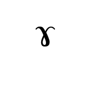 Modifier Letter Small Rams Horn