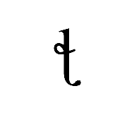 Modifier Letter Small L With Retroflex Hook And Belt