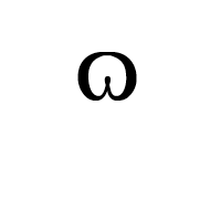 Modifier Letter Small Closed Omega