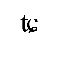 Modifier Letter Small Tc Digraph With Curl